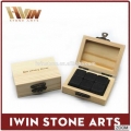 wooden box whiskey stone