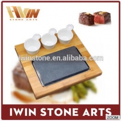 Hot cooking stones for steak
