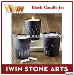 Candle Holder Stone Candle Jar