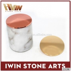 White Marble Jars